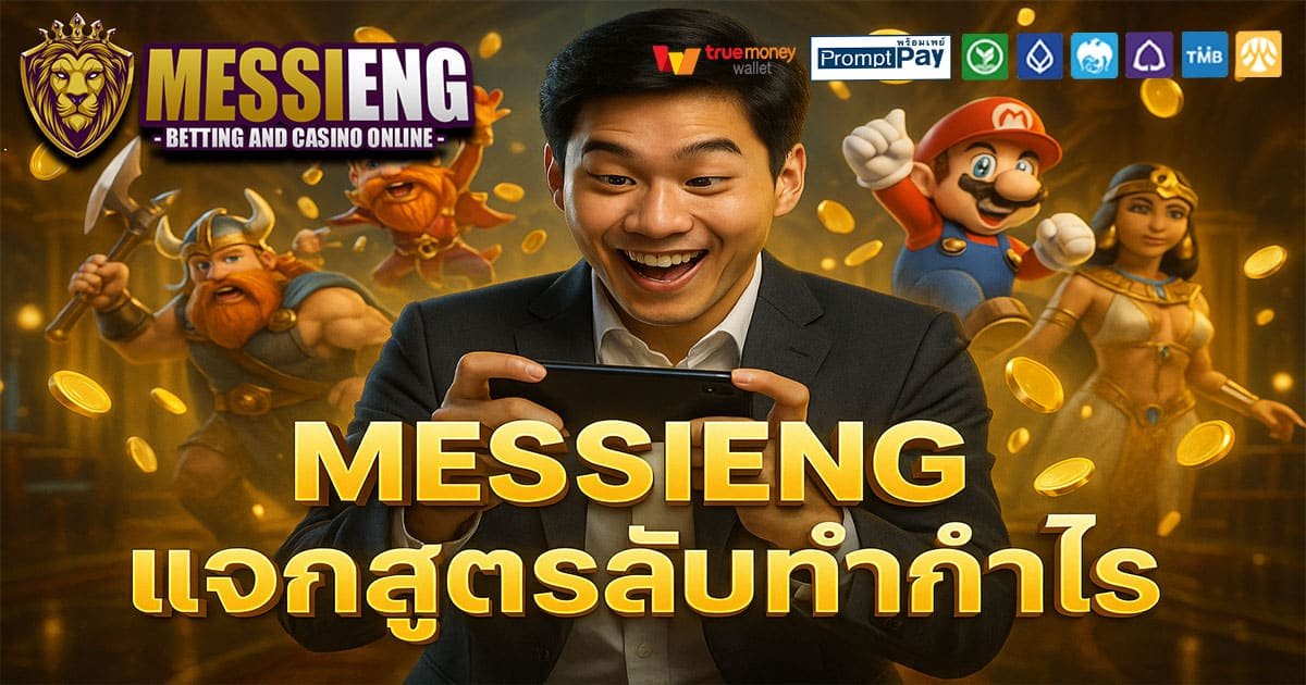 MESSIENG เว็บสล็อตยอดนิยม 2025 ปลอดภัย ฝากถอนวอเลท ไม่มีอายัด
